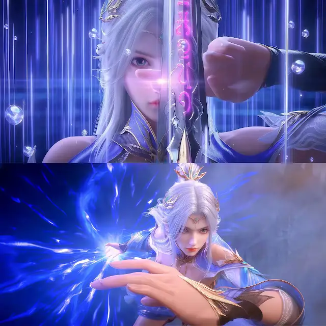 Luo Li Striking New Look in the Great Ruler Season 2 the Ice Goddess Reborn With Power and Grace