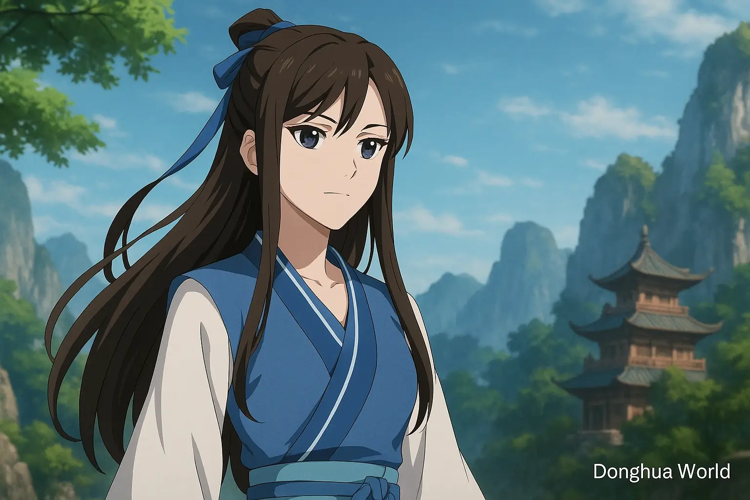 Qin Ruo: The Heroine of Ling Yun Journey in Donghua Azure Legacy
