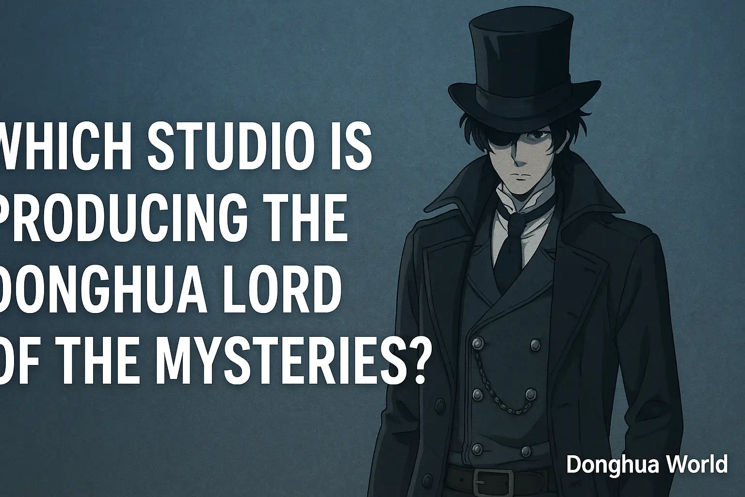 Which Studio Is Behind the Donghua Adaptation of Lord of The Mysteries?